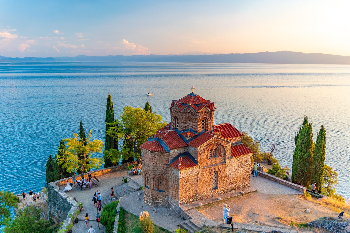 The Church of St. John at Kaneo above Lake Ohrid